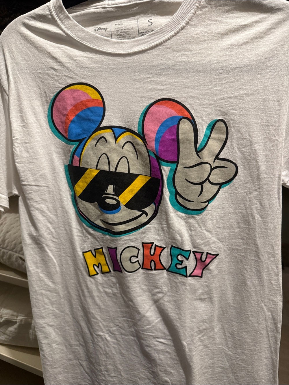 Disney Mickey White Graphic Tee